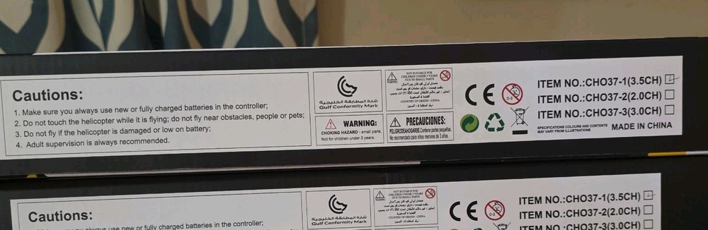 Sky BAZHE 360° Eversion Rechargeable Helicopter Enhanced CHO37 Full 3D Flight