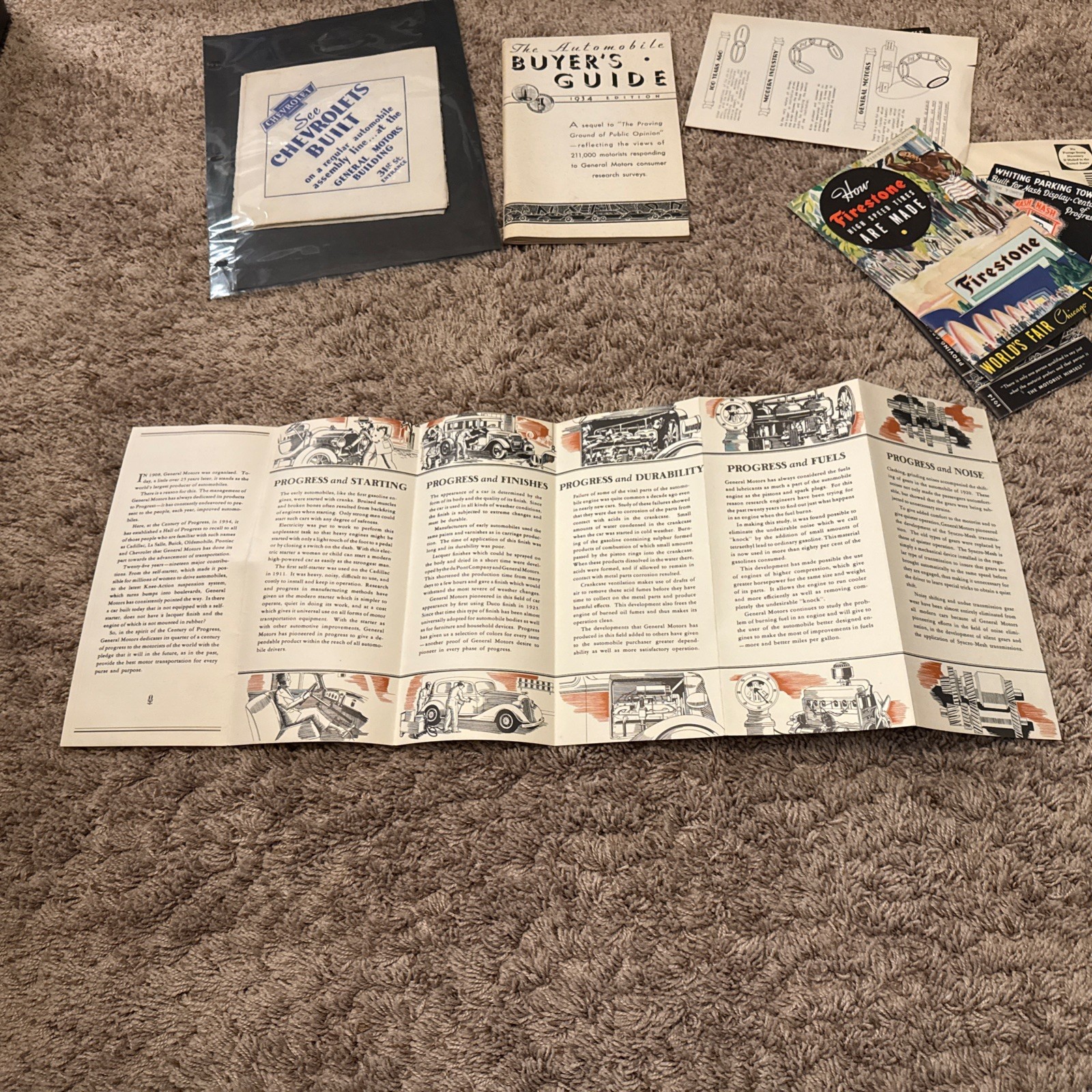 Chevrolet, GM, Ford Vintage Advertising - World’s Fair Century Of Progress