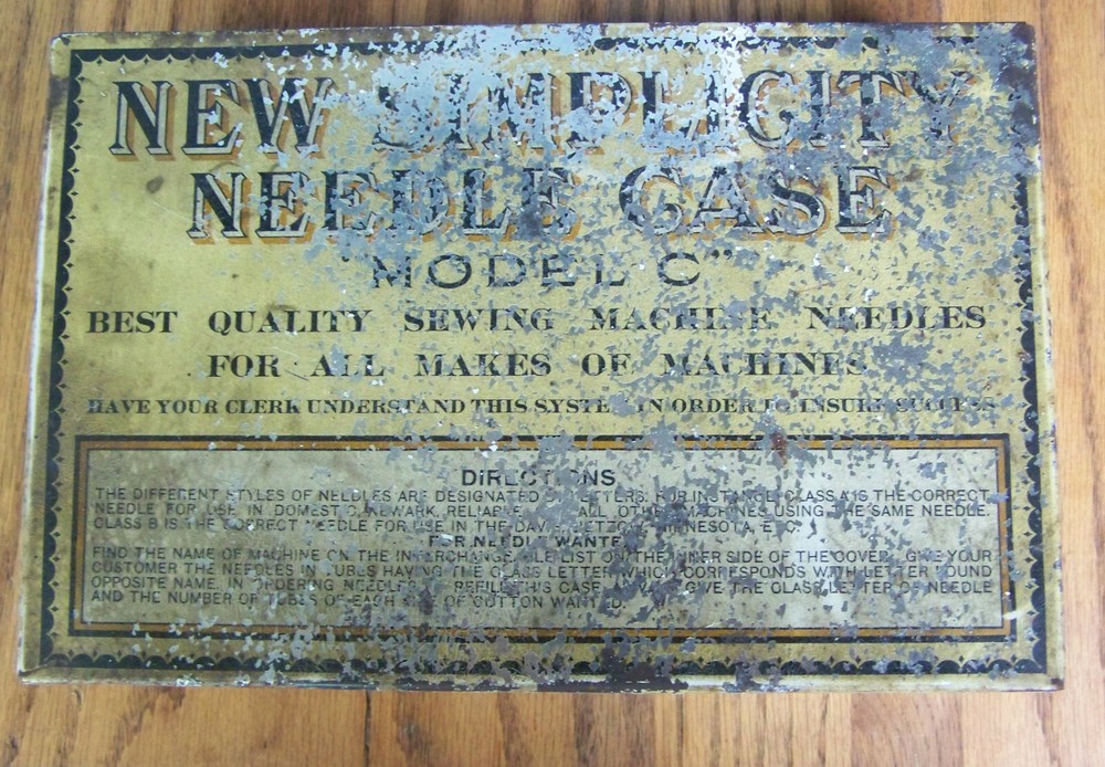 NEW SIMPLICITY Metal NEEDLE CASE, Model C
