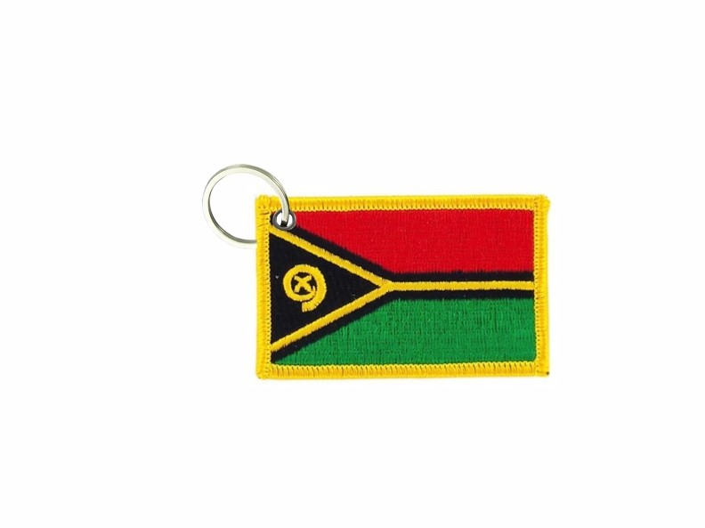 Keychain Brooch Patch Badge Flag Vanuatu