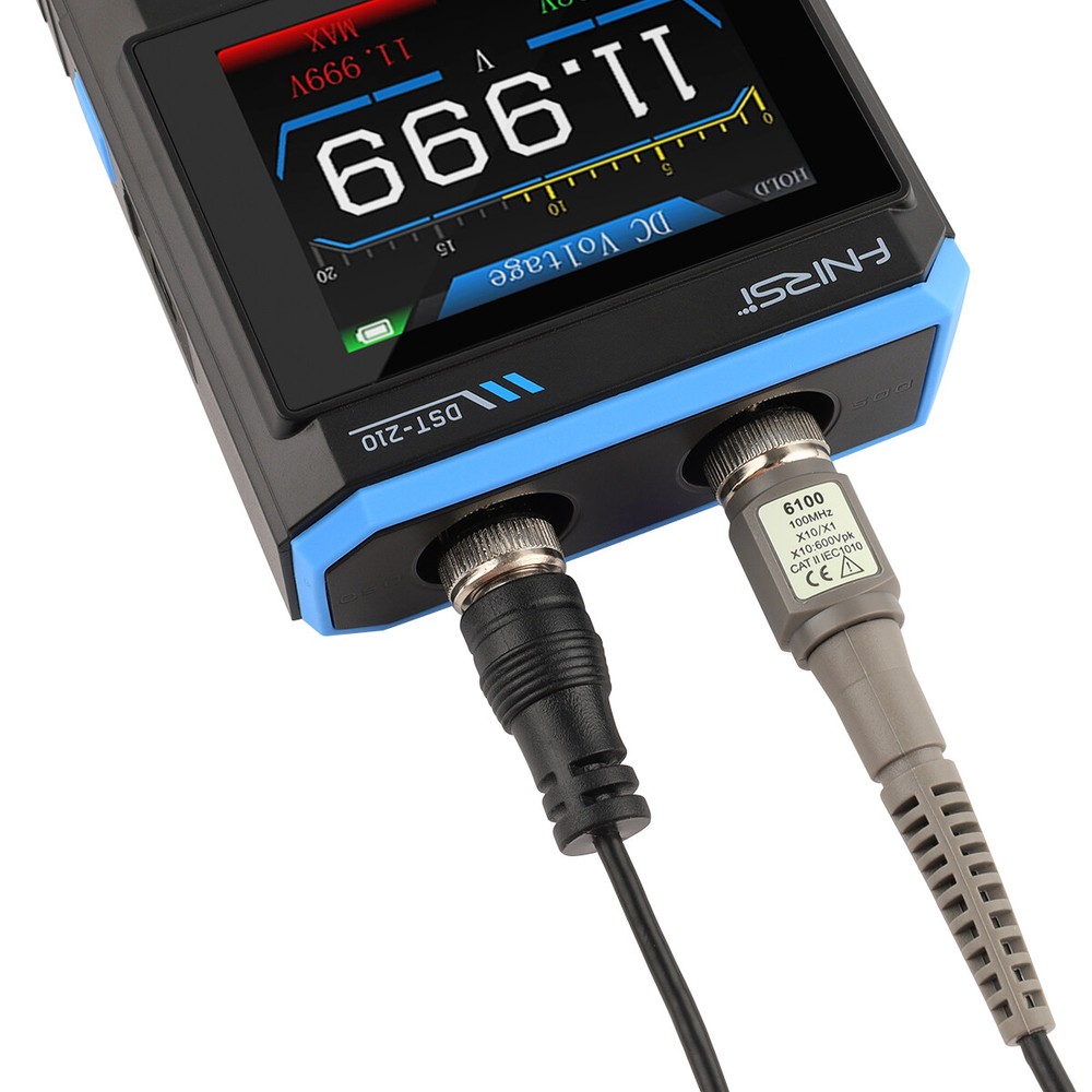 FNIRSI DST210 Handheld Digital Oscilloscope Multimeter+Function Signal Generator