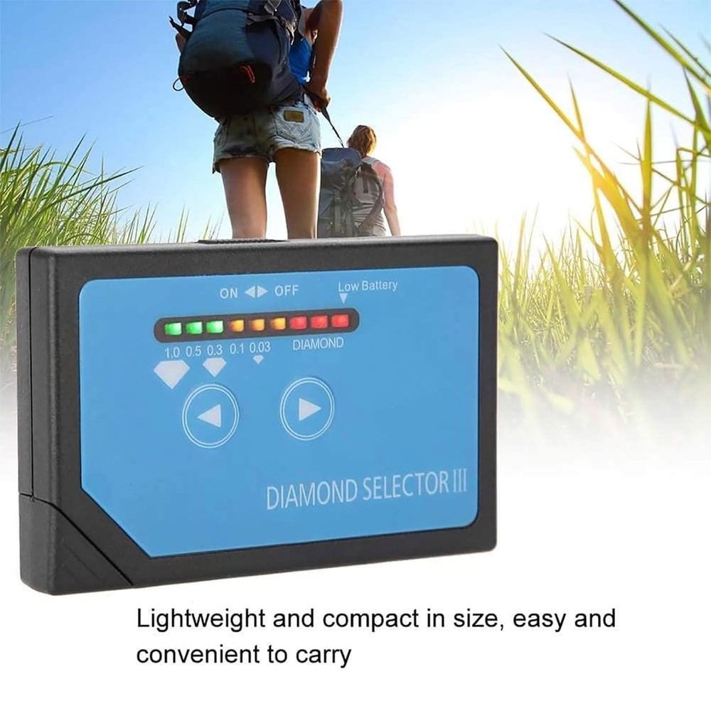 Portable Gem Tester, Gemstone Tester with LED Indicator Light & Touch Screen,...