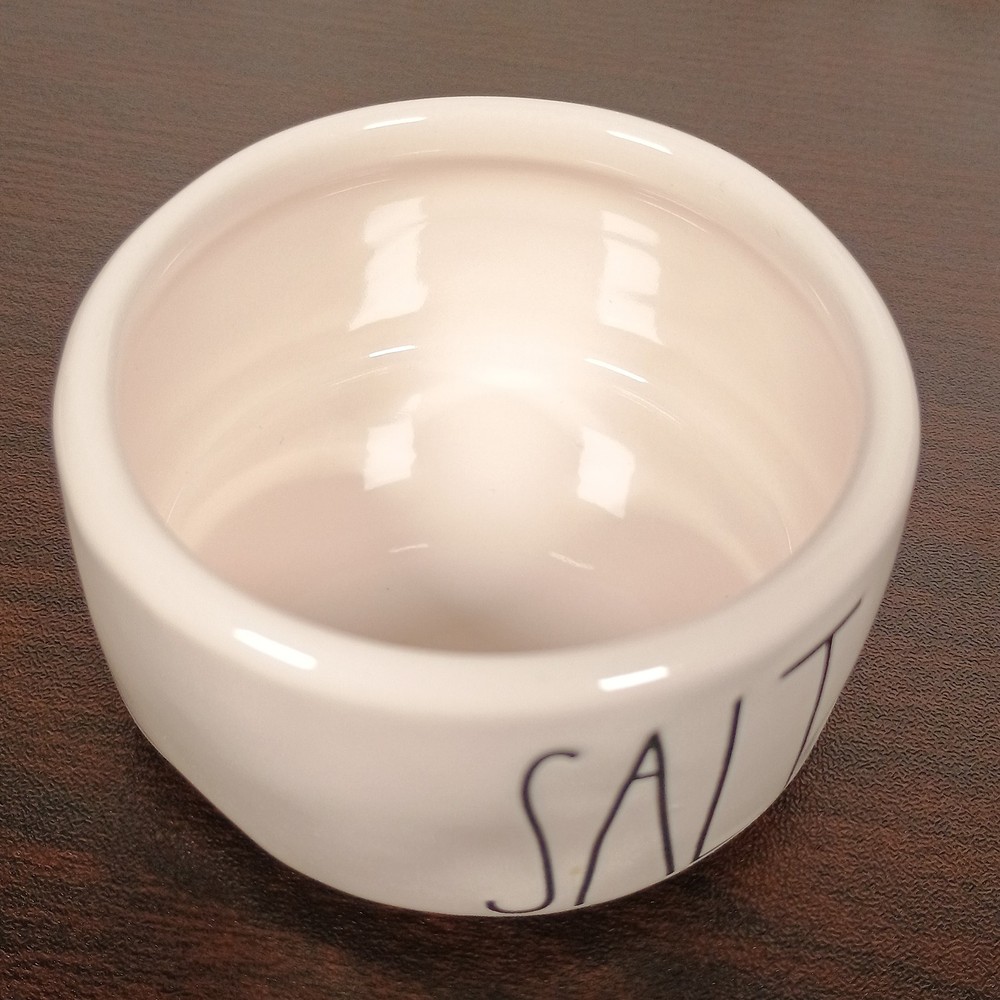 Rae Dunn Artisan Collection Stackable Salt & Pepper Cellar Shaker Set Cream