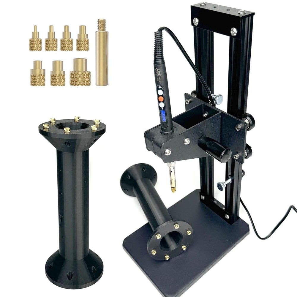 Vertical Heat Press Machine-Heat Set Insert Tool (Insertion Height 210mm) wit...