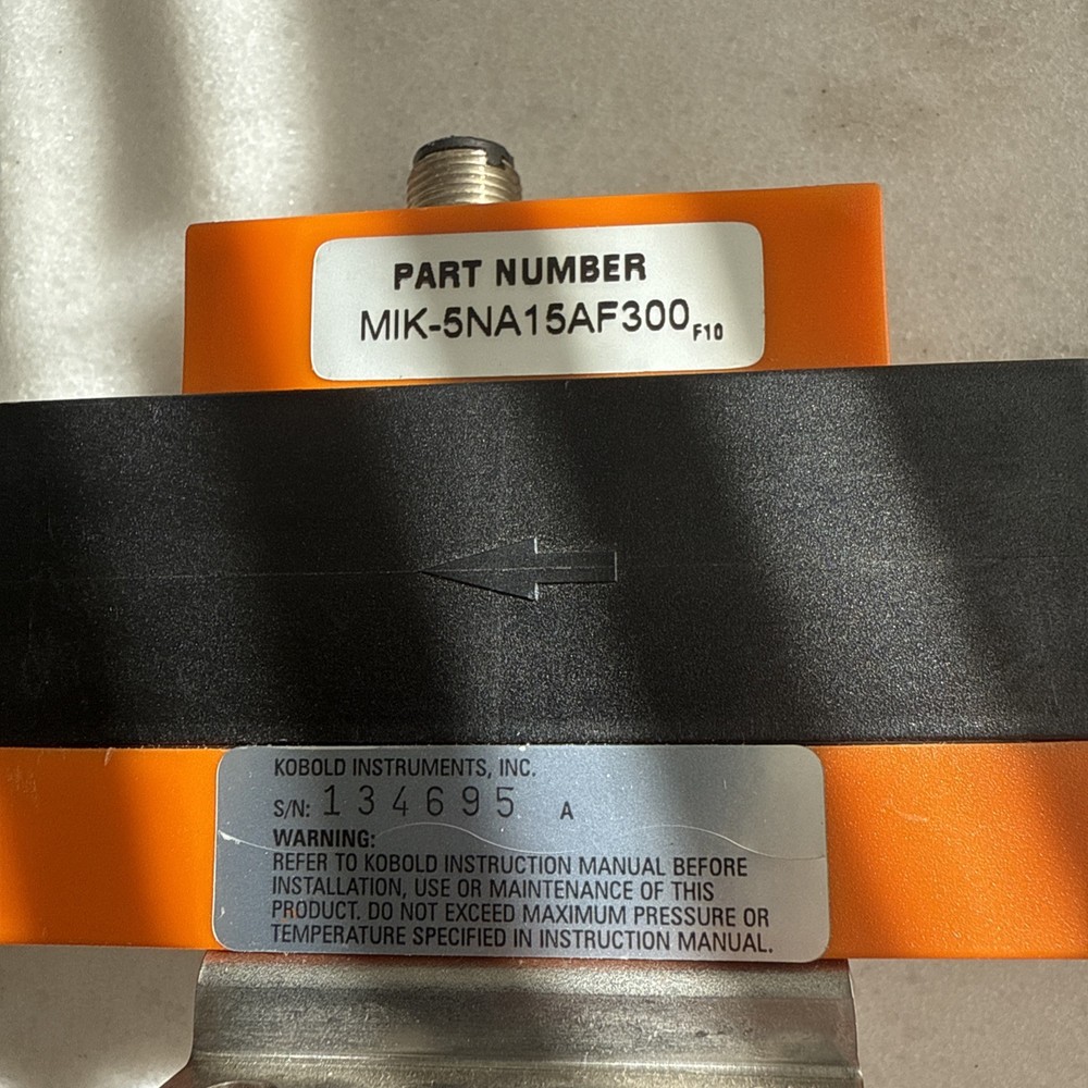 Kobold MIK Flow Sensor MIK-5NA15AF300 untested