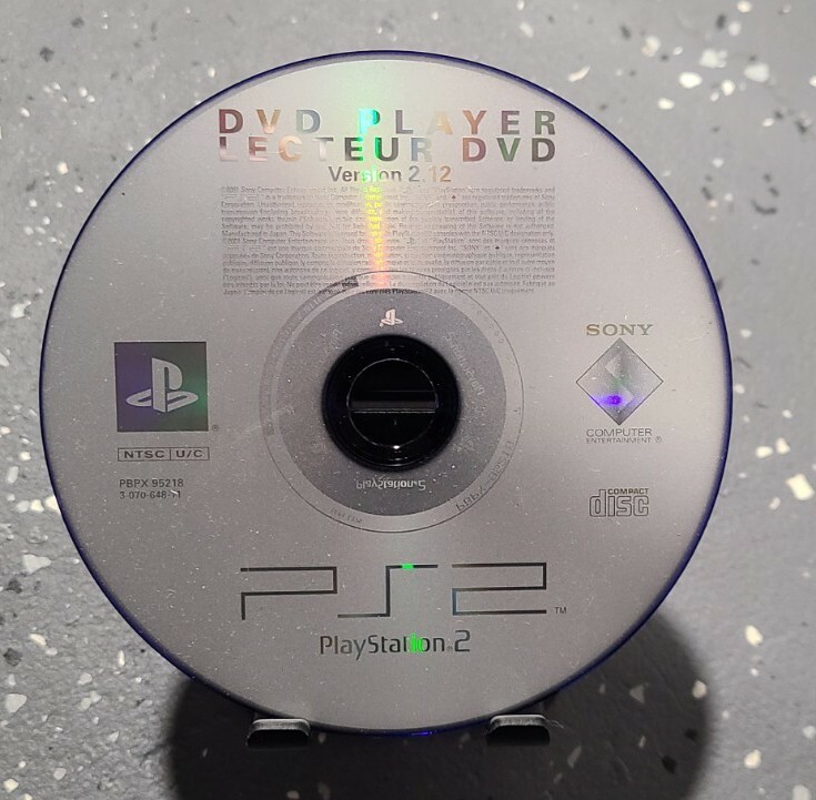 DVD Player Lecteur DVD Version 2.12 PS2 PlayStation 2