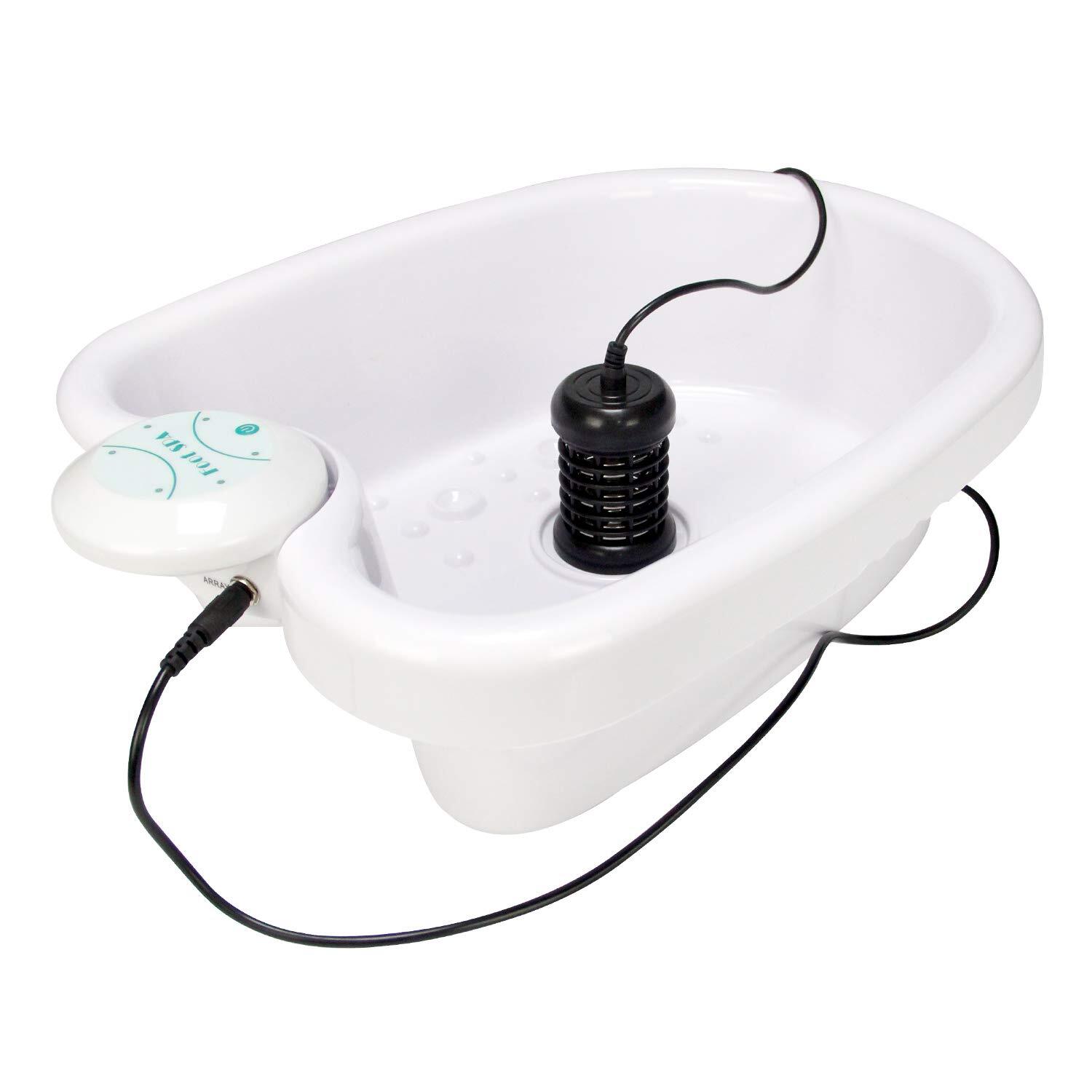 Ion Detox Foot Bath Spa Machine With Ginger, Ionic Cleanse Basin With Slipper