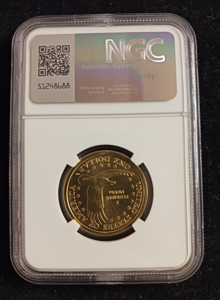 2002 (P) NGC MS 67 Sacagawea Dollar Coin