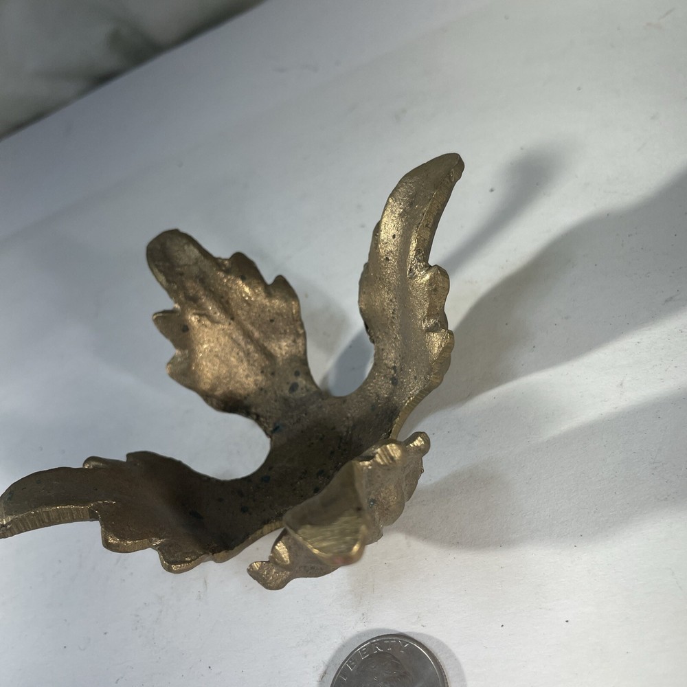 Heavy cast bronze leaf cluster lamp light part O