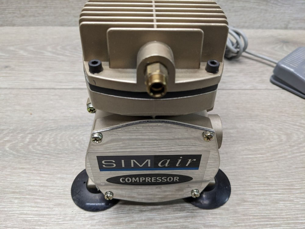 SIMair TC2000 1/6 HP 100 PSI Air Compressor & Moisture Filter Regulator