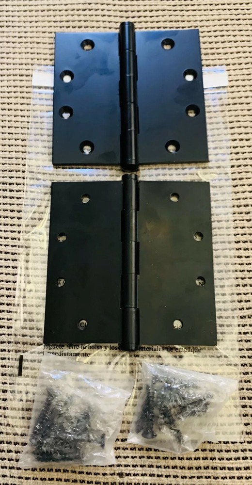 IDHBA 84545-019 Professional Grade Quality Solid Brass x 4-1/2" -Matte Black