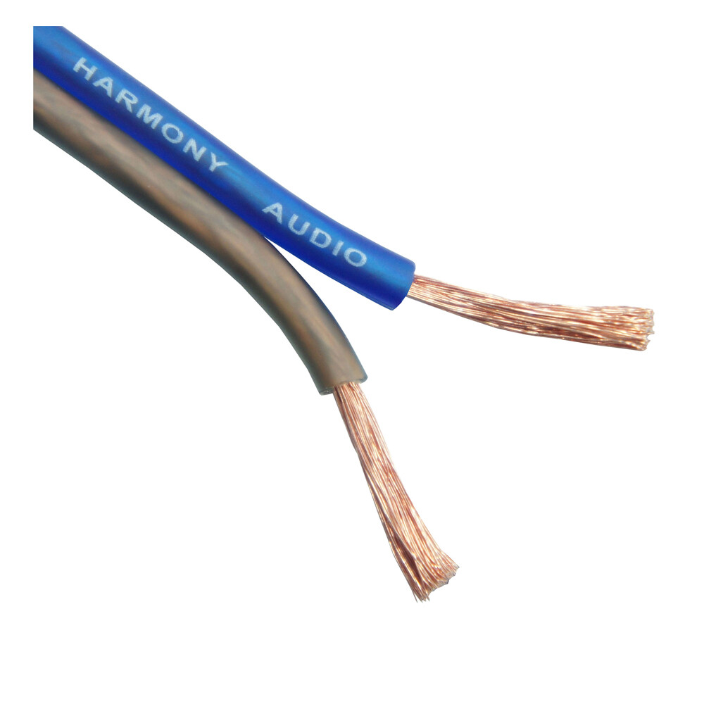 Harmony Audio 16 Gauge CCA Car Home Stereo Blue Speaker Wire Cable 100 Feet New