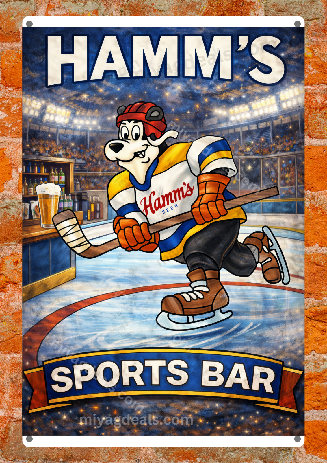 Tito’s Handmade Vodka Pin-Up Style Metal Sign Bar Man Cave Wall Decor Read Des