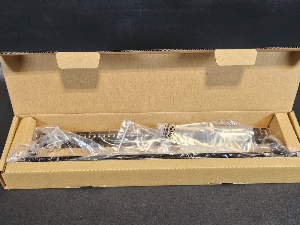 24 Port Cat6A Keystone Patch Panel