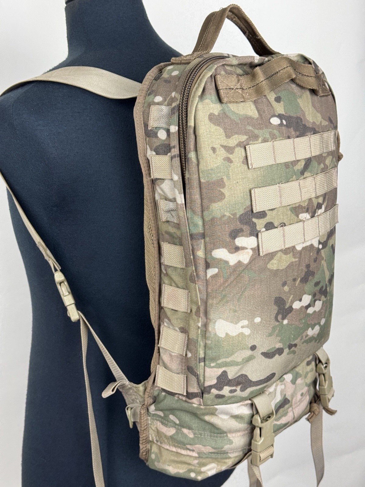 Multicam TSSI TACOPS M-9 Medic Aid Bag Backpack PACK ONLY USED Missing Parts