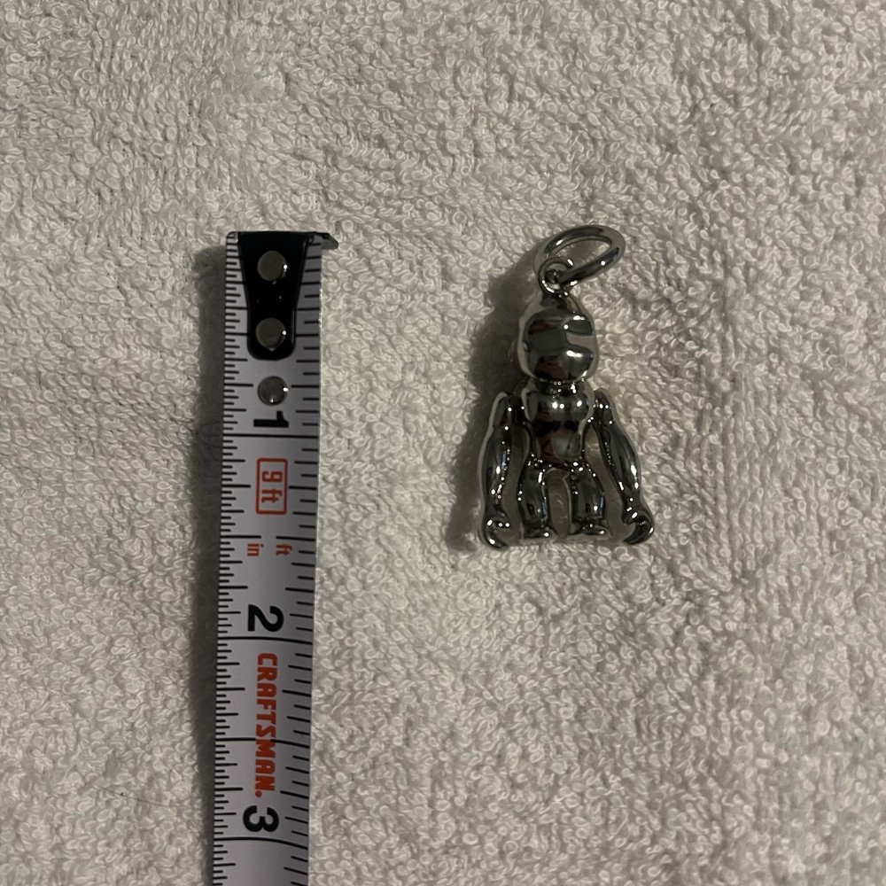 Kipling Gorilla Ape Chrome Metallic Monkey Keychain