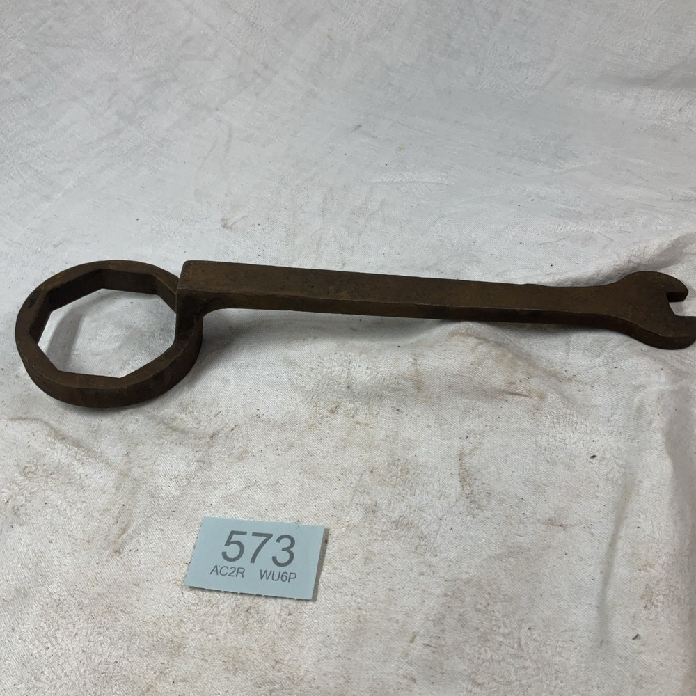 Vintage Antique Tractor Wrench open ring Spanner wagon Tool farm engine wheels