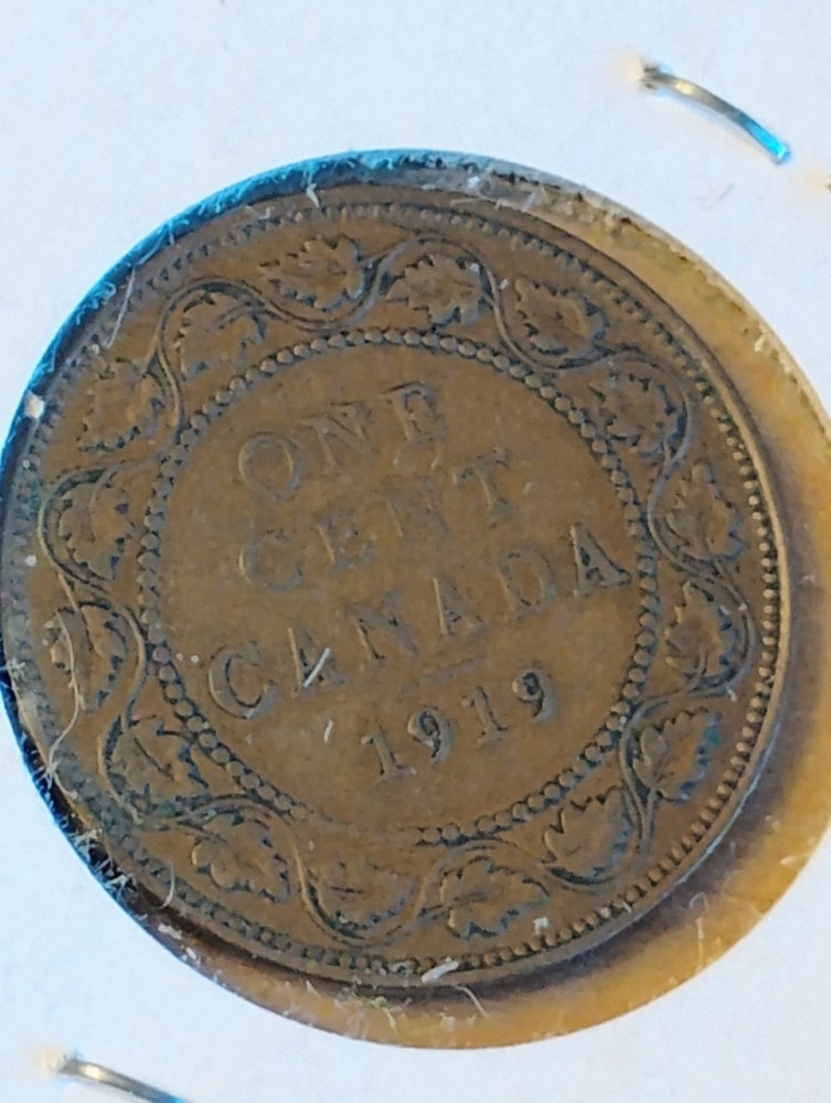 1919 Canada 🇨🇦 • One Cent • Better Grade