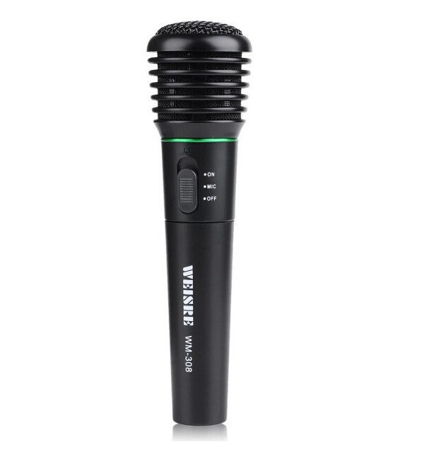2in1 Wired / Wireless Handheld Microphone Mic Receiver System Undirectional USA