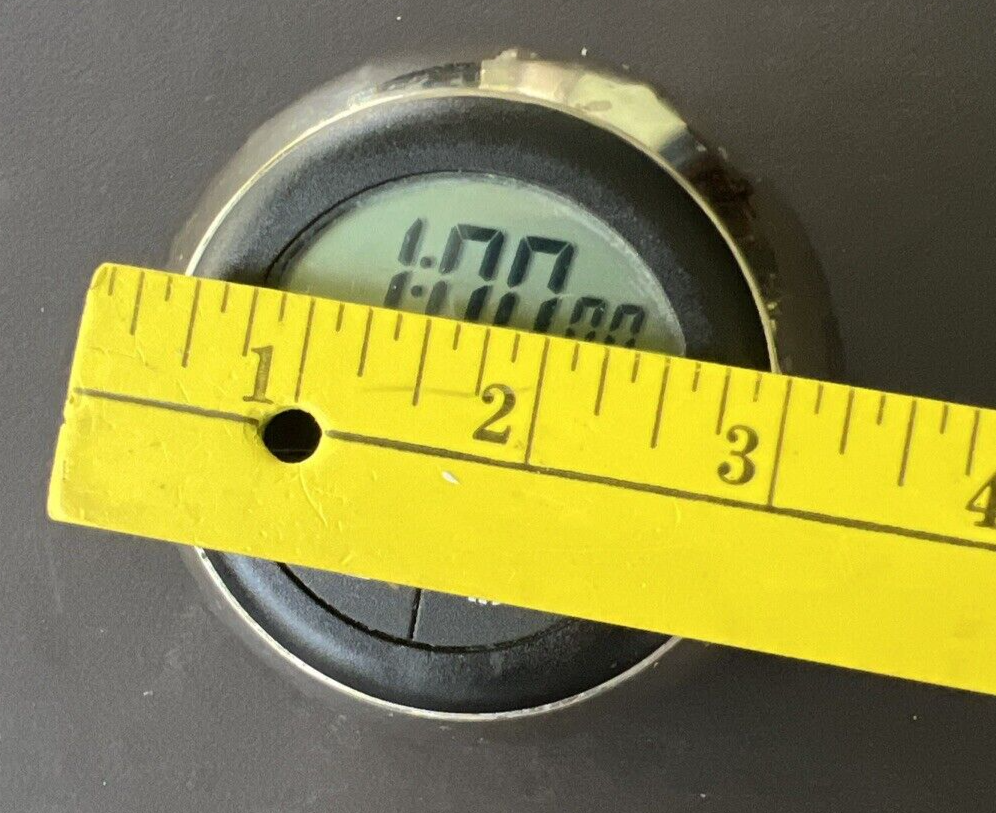 Kitchen Aid Digital Timer Black & Chrome Rotating Spin to Set Cooks Series