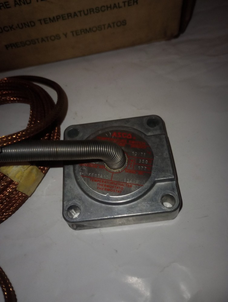 NEW OLD STOCK GENUINE ASCO TRIPOINT KF11A1 TEMPERATURE SENSOR SWITCH, NIB