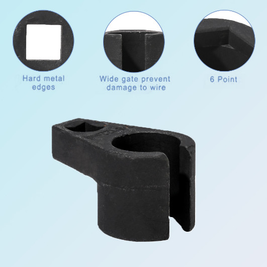 Universal Car Repair 22mm 3/8" Oxygen Sensor Wrench Offset Removal Socket Tool