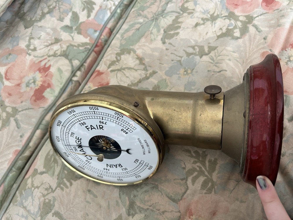 Brass Barometer