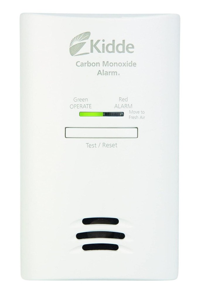 Kidde Carbon Monoxide Detector – Plug-In, AA Battery Backup, Test-Hush Button
