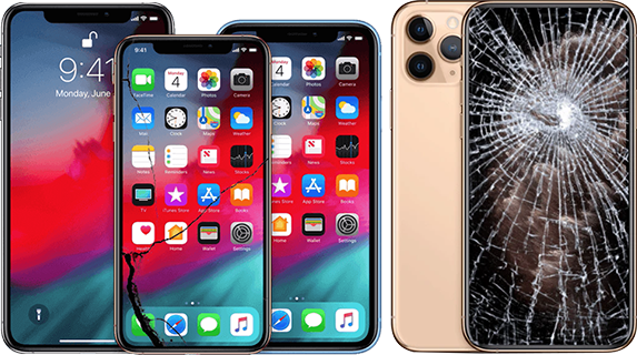 iPhone X 11Pro 12 13 14 PRO MAX Front Glass Back Glass Repair Service