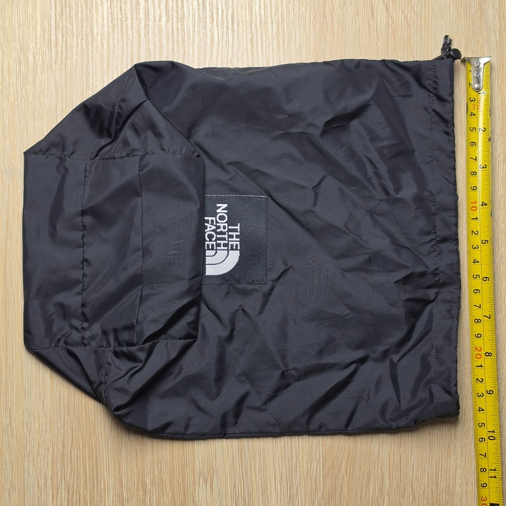 The North Face Nylon Drawstring Stuff Sack Bag Black Medium Outdoor