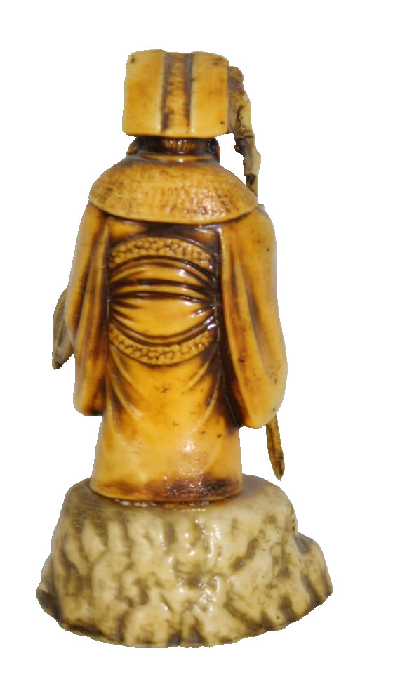 VTG Japanese Jurojin God of Long Life Celluloid Plastic Figurine 3-1/4" Tall-BRC