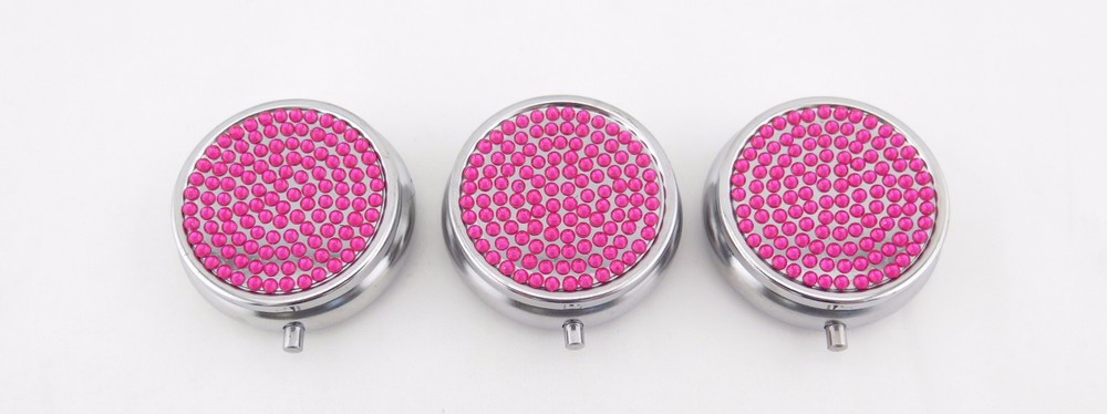 Rhinestone Pill Case *3 Pack*