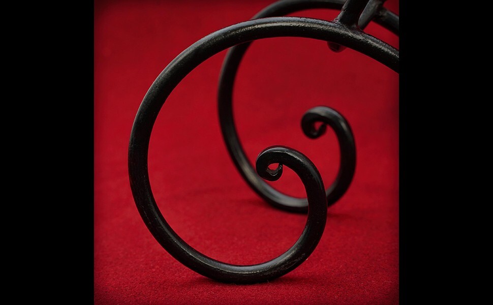 Medieval Horn Rack Hand Forged Iron Viking Knight Cosplay SCA Costume Accessory