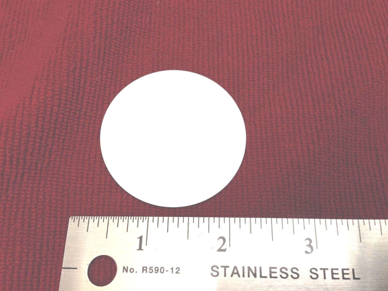 ZnS(Ag) over Thin Film Polyester 2” dia Alpha Radiation Detection Spinthariscope