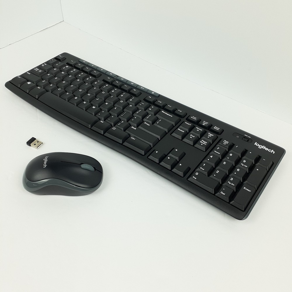 Logitech MK270 Wireless Keyboard Mouse Combo USB Dongle K270 M185 Tested