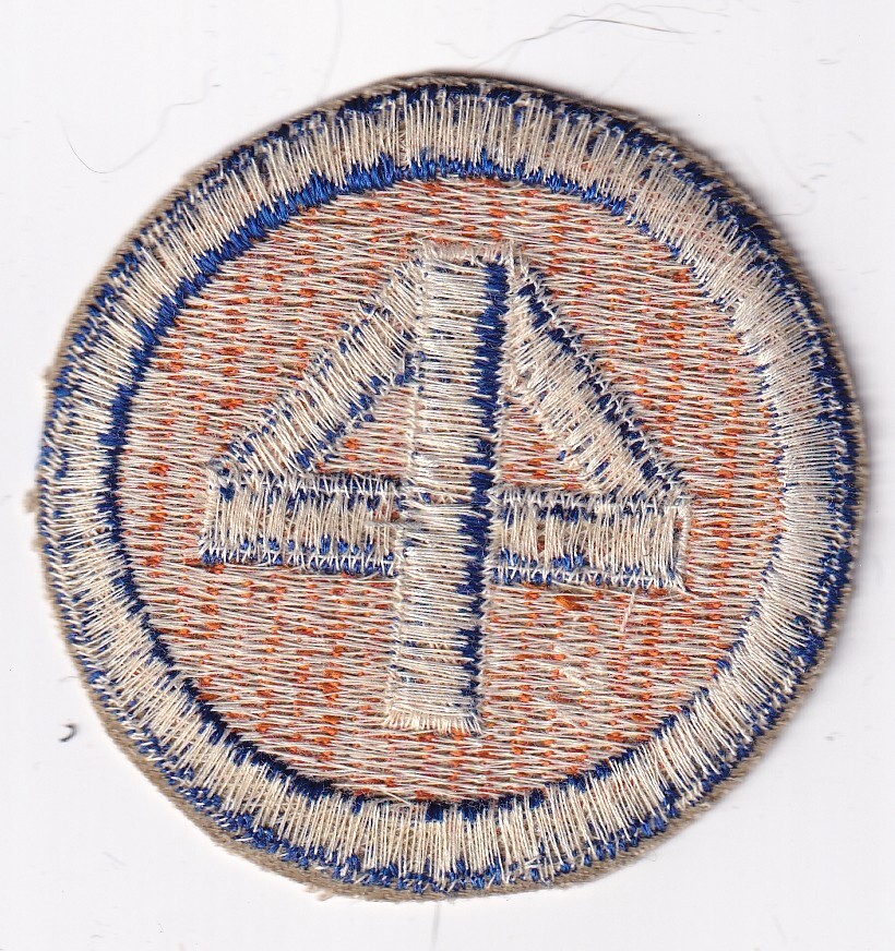 44th Infantry Division patch US Army real WWII make