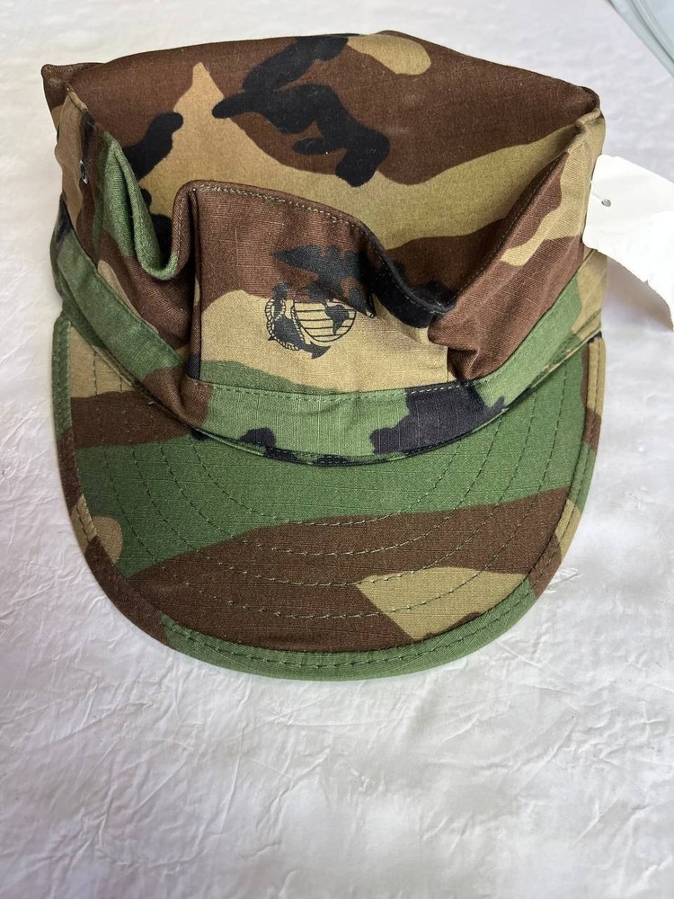 NWT US Marines Military USMC Medium Point Camouflage Utility Cap Type