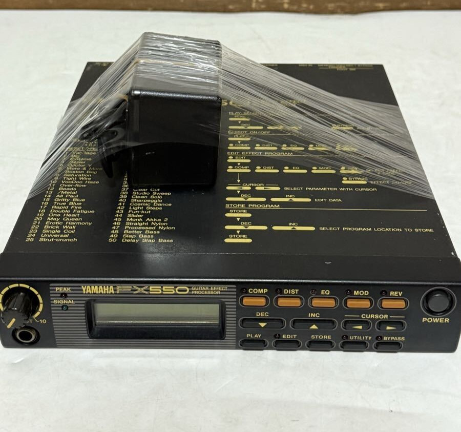 Yamaha FX550 Guitar Effect Processor Multi-effector Digital Rack FX Unit Japan