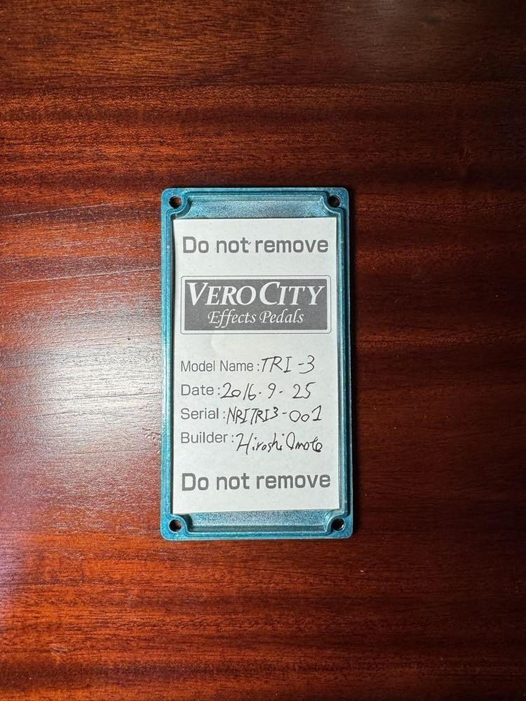 VeroCity Effects Pedals / 1987