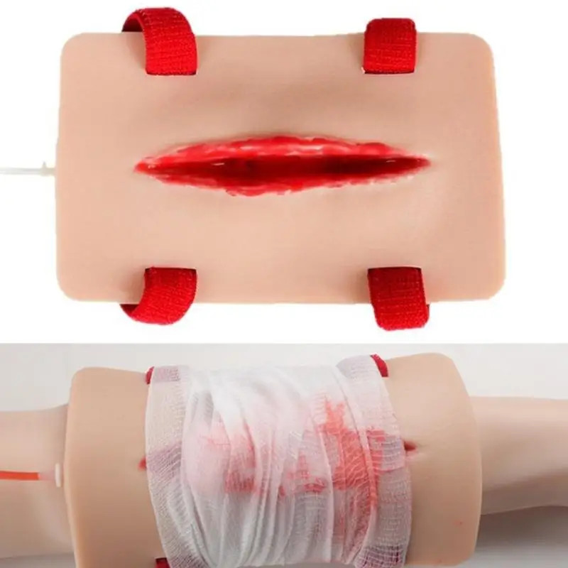 1 Set Educational Wound Packing Trainer Model Arresting Bleeding Practice Model