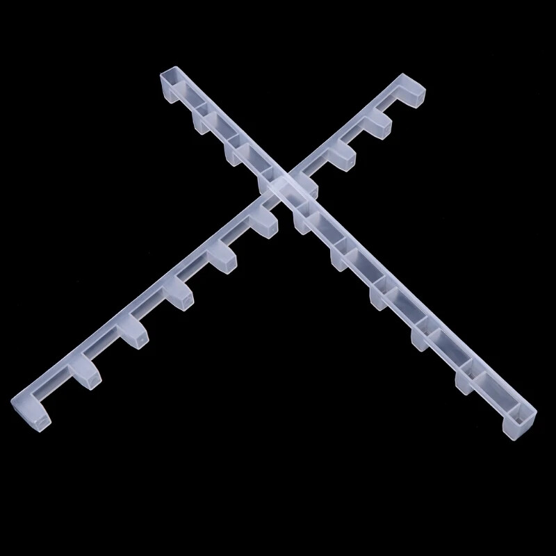 5pcs Beekeeping Bar Bee Hive Frame Avoid Agitation Plastic White Interval 37cm