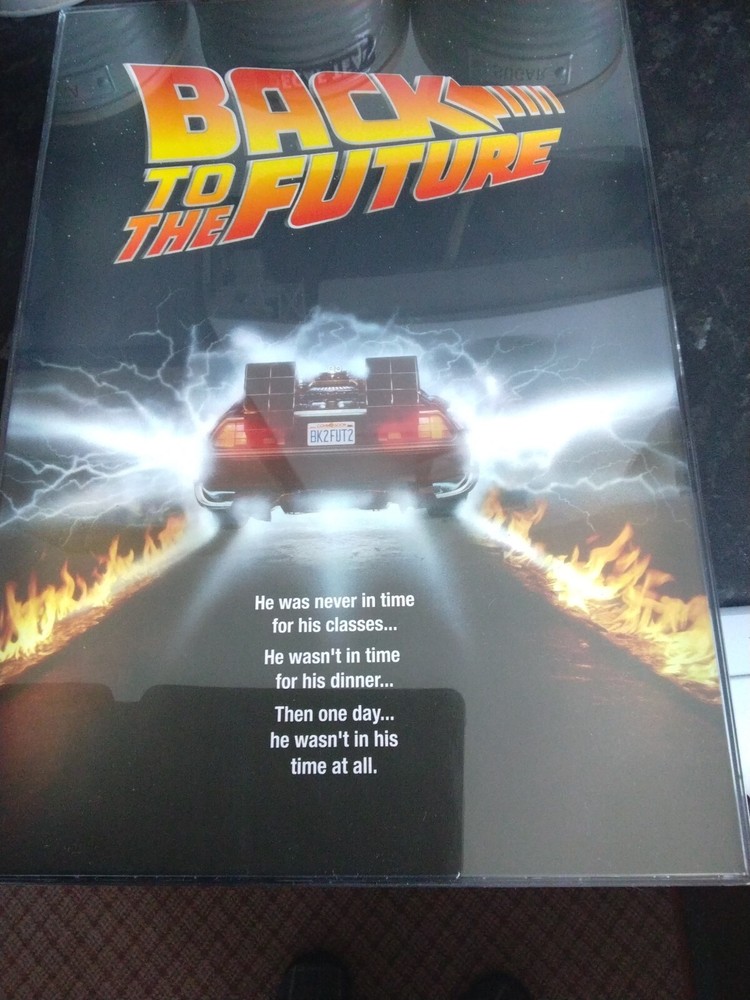 Back To The Future Free Standing/Wall Mountable Poster Light