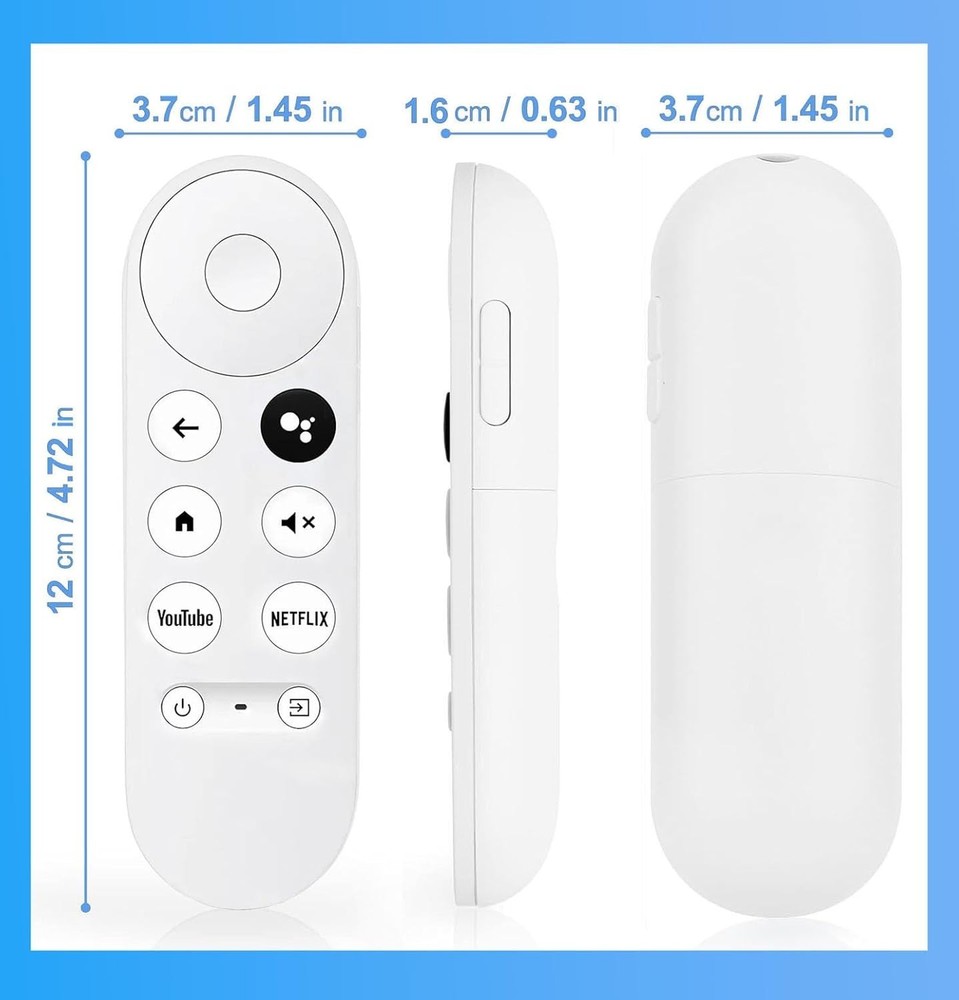NEW Chromecast with Google TV (4K) - Snow (REMOTE ONLY)