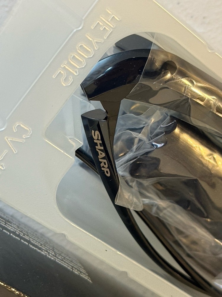 Sharp AN-3DG40 Active Shutter 3D Glasses Black NEW Open Box