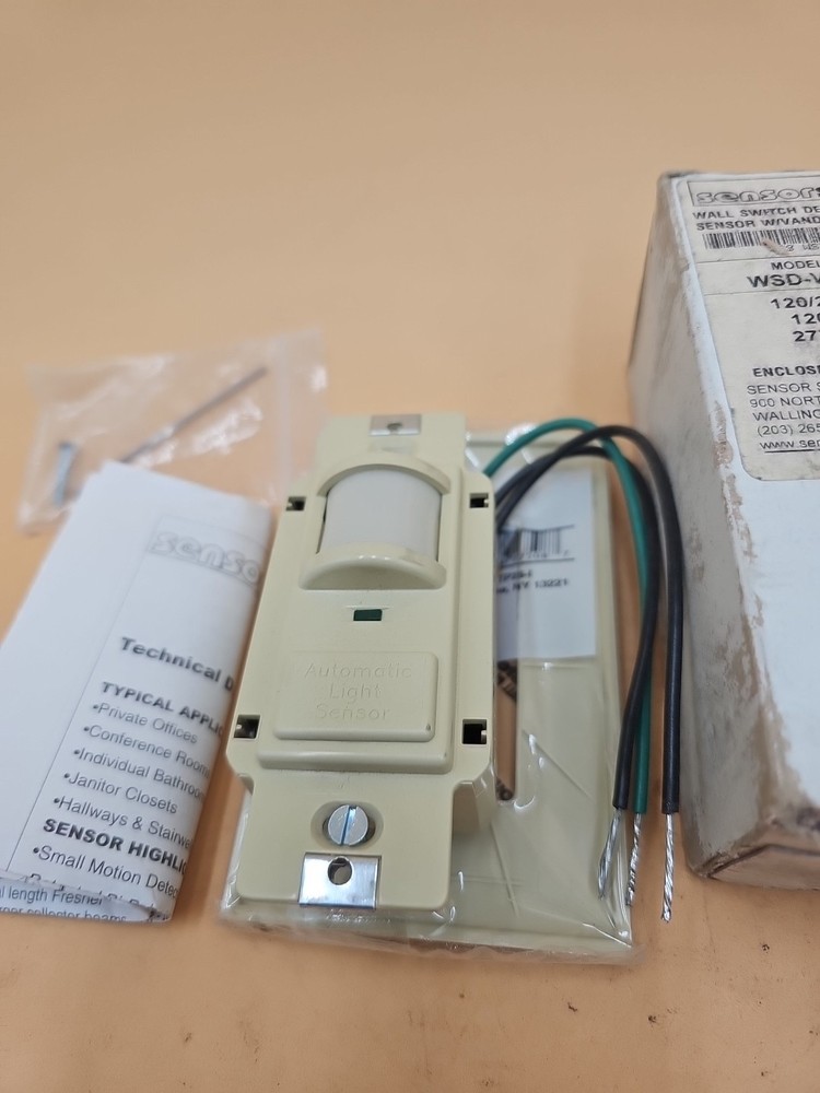 Sensor Switch WSD-VN Wall Switch Sensor. Ivory