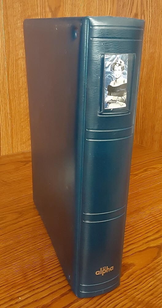 PRINCESS DIANA Souvenir Sheet 21-page Ring Binder Album Very Good Pre-Owned 6847