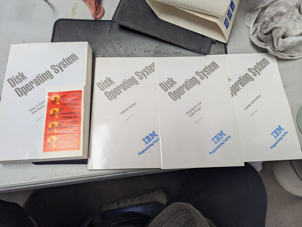 IBM DOS 5.0 Version 5.02 Programming Family - Complete Set with 3 Diskettes,