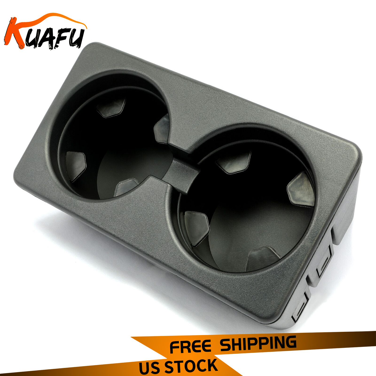 Dual Console Cup Holder Drink For 07-14 Chevy Silverado Tahoe GMC Sierra Yukon