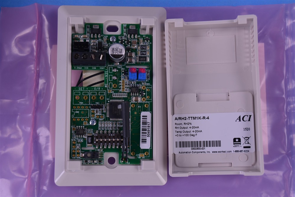 ACI Capacitive Touch Relative humidity Transmitter P/N: A/RH2-TTM1K-R-4