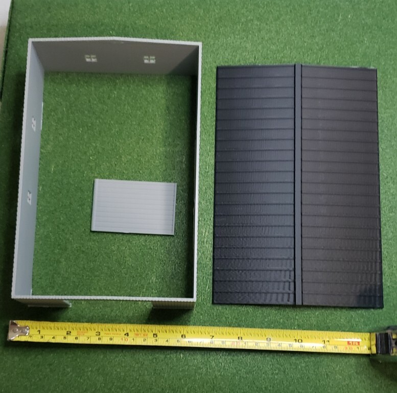 N Scale 1/160 3d Printed MEGA Warehouse Building BIG Pull Thru Door For Freight